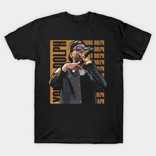 Rich Slave Vibes Dolph Music Inspired T-Shirt T-Shirt by Monster Gaming